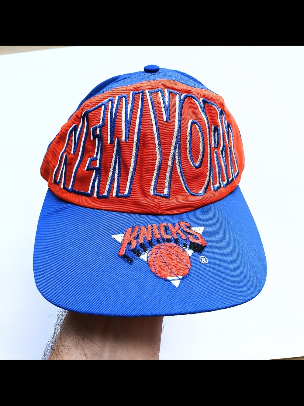 VTG 90s The Game New York Knicks Big Font Hat